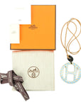 HERMES Nautique H Equip Pendant Necklace