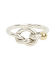 TIFFANY & CO. SV925 K18YG Love Knot Ring