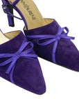 YVES SAINT LAURENT Pumps with Blue Ribbon