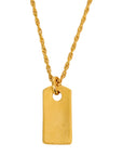 CHRISTIAN DIOR Dior Logo Necklace