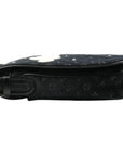 LOUIS VUITTON Monogram Comte De Femusette Satin Noir Shoulder Bag M92273