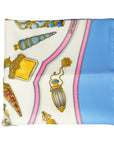 HERMES Silk Scarf Carre 90
