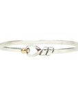 TIFFANY & CO. SV925 K18YG Love Knot Bangle