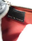 CHANEL Nylon Coin Case with Key Ring