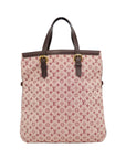 LOUIS VUITTON Monogram Mini Flowers Handbag/Shoulder Bag 2Way M92210
