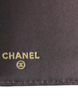 CHANEL Matelassé Tweed Bi-fold Long Wallet