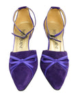 YVES SAINT LAURENT Pumps with Blue Ribbon