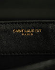 YVES SAINT LAURENT Paris Quilted Double Chain Shoulder Bag