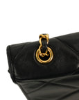 CHANEL 1986-1988Matelasse Chain Coco Mark Lambskin Shoulder Bag