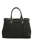 PRADA Logo Jacquard Handbag