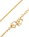 CHRISTIAN DIOR Emblem Necklace