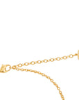CHRISTIAN DIOR V-Shaped Rhinestone Necklace