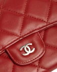 CHANEL Matelasse Coco Mark Tri-Fold Long Wallet