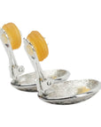 CHRISTIAN DIOR Trotter Logo Plate Earring