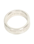 TIFFANY & CO. SV925 Narrow 1837 Ring