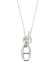 HERMES Ag925 Chaine d'Ancre Pendant Necklace