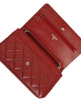 CHANEL 2014 Matelasse Caviar Skin Chain Wallet / Shoulder Bag