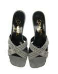 CHANEL Cross Strap Sandals