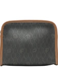 CHRISTIAN DIOR Canvas Honeycomb Pattern Pouch