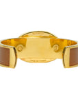 HERMES Chaine d'Ancre Leather Bangle