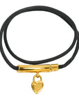 HERMES Vivier Heart Padlock Choker