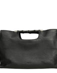 GUCCI Bamboo 2-Way Handbag / Shoulder Bag