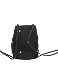 SALVATORE FERRAGAMO Vara Fabric Backpack/Shoulder Bag