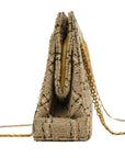 CHANEL 1994–1996 Chain Tweed Shoulder Bag