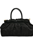 PRADA Nylon Ribbon Motif Handbag/Shoulder Bag 2-Way