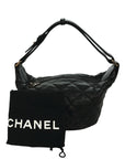 CHANEL 2005-2006 Coco Mark Wild Stitch Lambskin Shoulder Bag