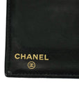 CHANEL 2003–2004 Coco Mark Caviar Skin Bifold Long Wallet