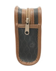 CHRISTIAN DIOR Canvas Honeycomb Pattern Pouch