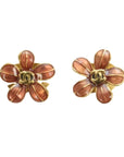 CHANEL Flower Earrings