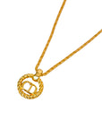 CHRISTIAN DIOR CD Logo Necklace