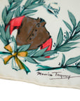 HERMES Silk Carré 45 Chantilly Scarf