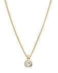 CHRISTIAN DIOR Round Circle Rhinestone Necklace