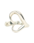 TIFFANY & CO. SV925 Elsa Peretti Open Heart Ring