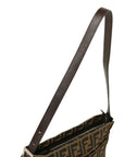 FENDI Zucca Mamma Baguette Shoulder Bag