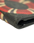 GUCCI GG Supreme Kingsnake Print Bifold Wallet