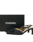 CHANEL Camellia Slingback Sandals