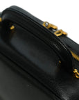 CHANEL 1996–1997 Caviar Leather Vanity Handbag / Shoulder Bag 2-Way