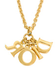 CHRISTIAN DIOR Dior Logo Necklace