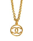CHANEL Coco Mark Chain Necklace