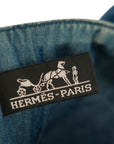 HERMES Denim Shoulder Bag