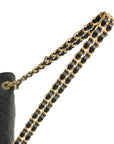 CHANEL 2010–2011 Matelasse Rhinestone CC Logo Chain Shoulder Bag