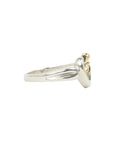 TIFFANY & CO. SV925 K18YG Heart Ribbon Ring