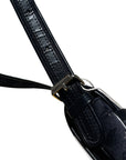 LOUIS VUITTON Monogram Comte De Femusette Satin Noir Shoulder Bag M92273