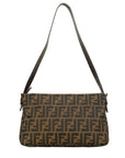 FENDI Zucca Mamma Baguette Shoulder Bag