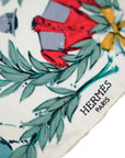 HERMES Silk Carré 45 Chantilly Scarf