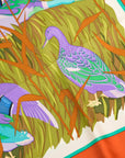 HERMES Carre 90 “Cols Verts” Mallard Scarf
